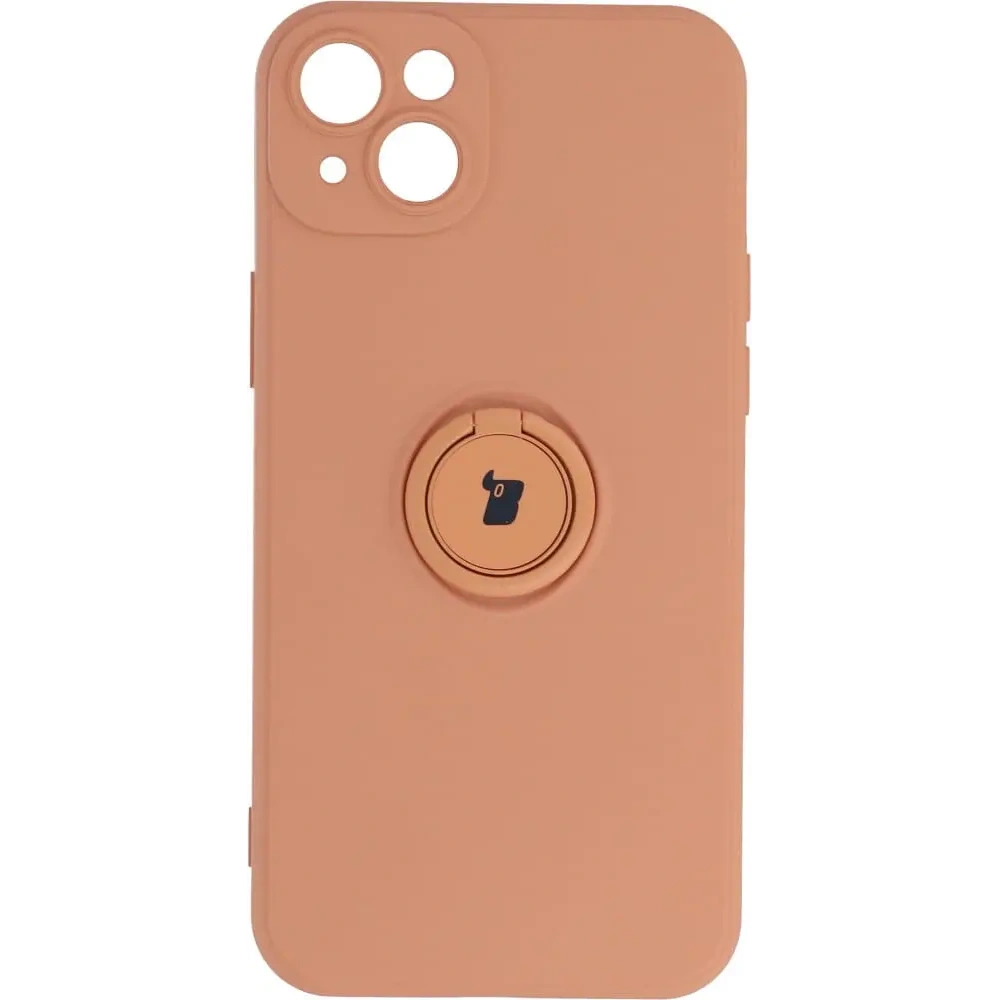 Hurtownia GSM - Bizon Case Silicone Ring Sq Apple iPhone 14 Plus portocalie - BIZ206 - {ean13} - Hurt
