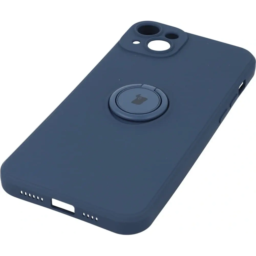 Hurtownia GSM - Bizon Case Szilikon Gyűrű Sq Apple iPhone 14 Plus sötétkék - BIZ207 - {ean13} - Hurt