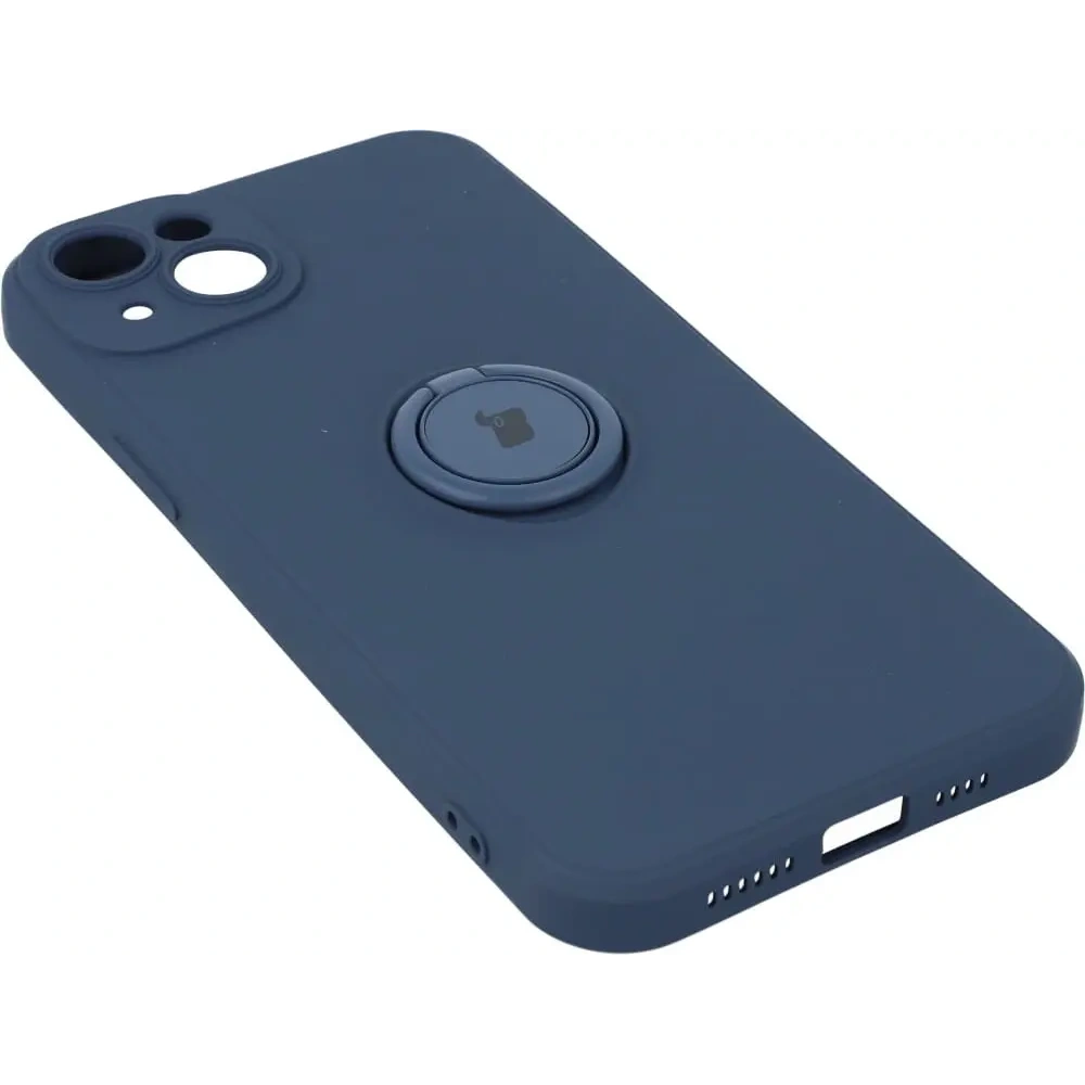 Hurtownia GSM - Bizon Case Szilikon Gyűrű Sq Apple iPhone 14 Plus sötétkék - BIZ207 - {ean13} - Hurt
