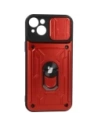 Hurtownia GSM - Bizon Case Camshield Kártyahely Gyűrű Apple iPhone 14 Plus piros - BIZ211 - {ean13} - Hurt