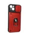 Hurtownia GSM - Bizon Case Camshield Kártyahely Gyűrű Apple iPhone 14 Plus piros - BIZ211 - {ean13} - Hurt