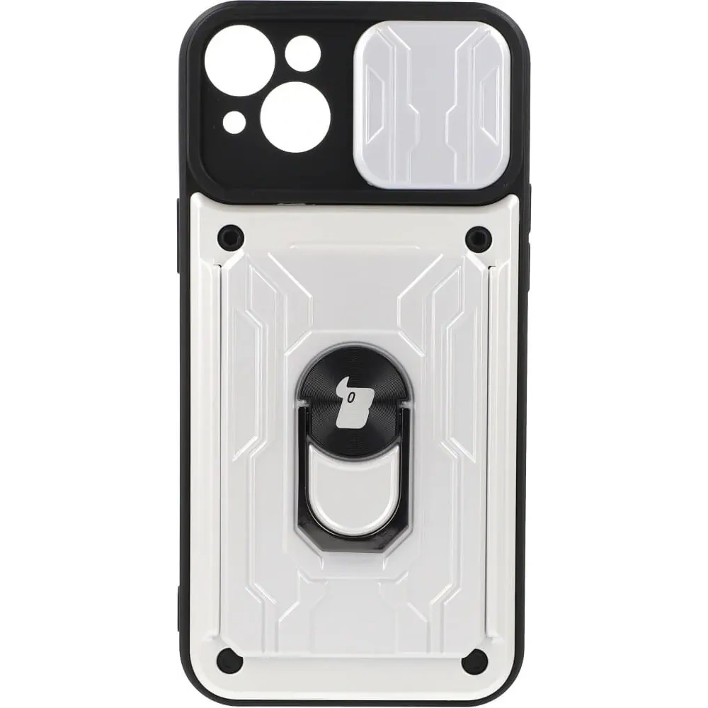 Hurtownia GSM - Bizon Case Camshield Kartensteckplatz Ring Apple iPhone 14 Plus weiß - BIZ213 - {ean13} - Hurt