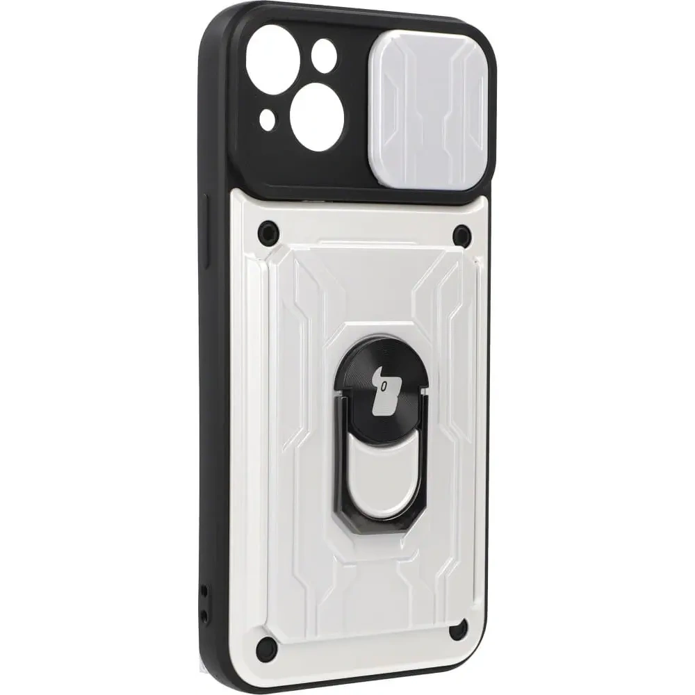 Hurtownia GSM - Bizon Case Camshield Kartensteckplatz Ring Apple iPhone 14 Plus weiß - BIZ213 - {ean13} - Hurt