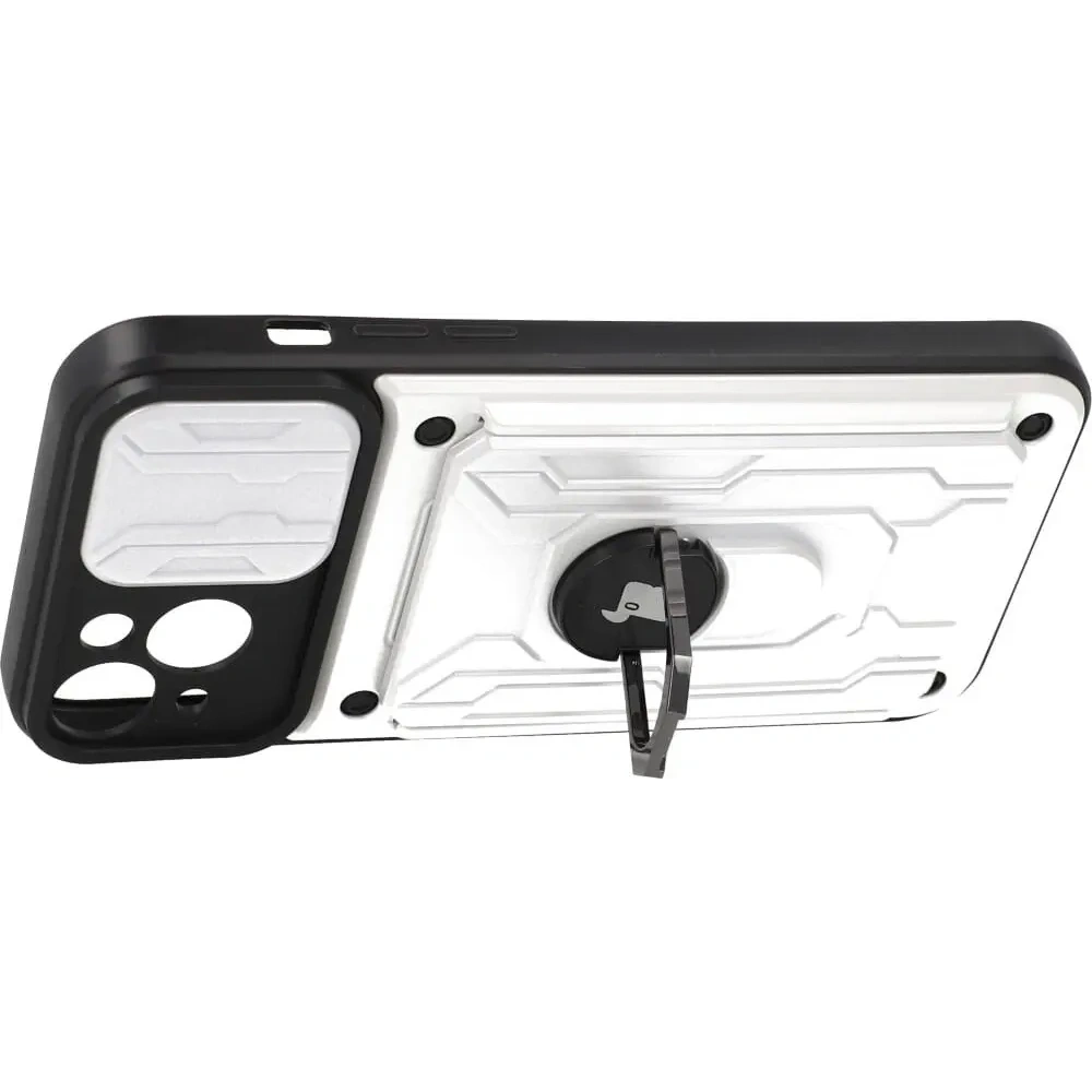 Hurtownia GSM - Bizon Case Camshield Kartensteckplatz Ring Apple iPhone 14 Plus weiß - BIZ213 - {ean13} - Hurt