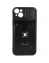Hurtownia GSM - Etui Bizon Case Camshield Card Slot Ring do Apple iPhone 14 Plus černé - BIZ214 - {ean13} - Hurt