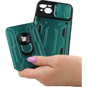 Hurtownia GSM - Bizon Case Camshield Kartensteckplatz Ring Apple iPhone 14 Plus grün - BIZ215 - {ean13} - Hurt