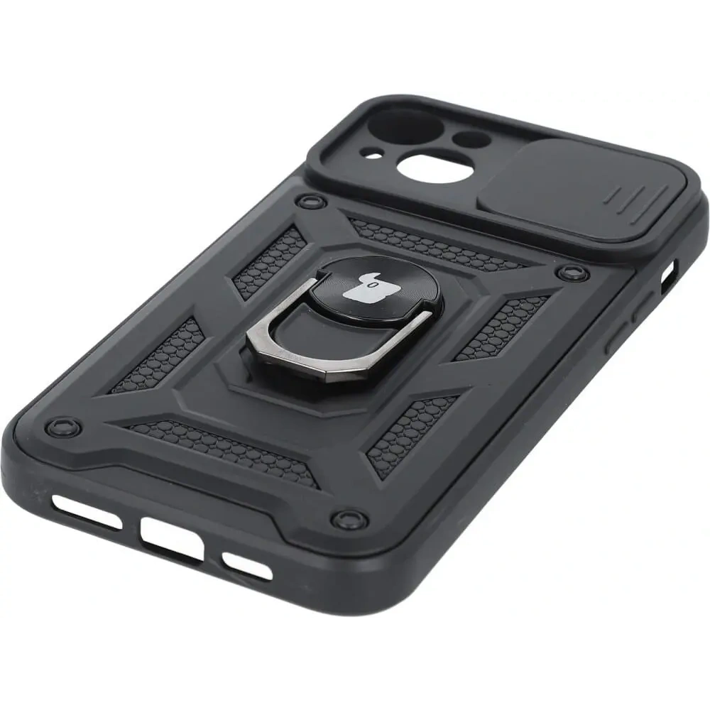 Hurtownia GSM - Bizon Case CamShield Ring Apple iPhone 14 Plus negru - BIZ216 - {ean13} - Hurt