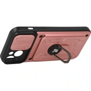 Hurtownia GSM - Bizon Case Camshield Kartensteckplatz Ring Apple iPhone 14 Plus hellrosa - BIZ217 - {ean13} - Hurt