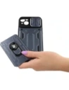 Hurtownia GSM - Bizon Case Camshield Kártyahely Gyűrű Apple iPhone 14 Plus szürke - BIZ218 - {ean13} - Hurt