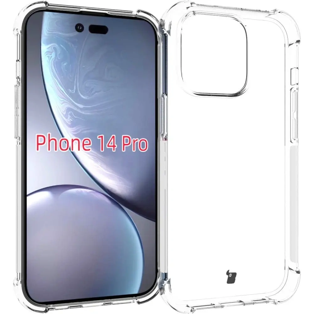 Hurtownia GSM - Bizon Case Clear Pack tok + 2x kijelzőüveg + lencseüveg Apple iPhone 14 Pro átlátszó - BIZ223 - {ean13} - Hurt