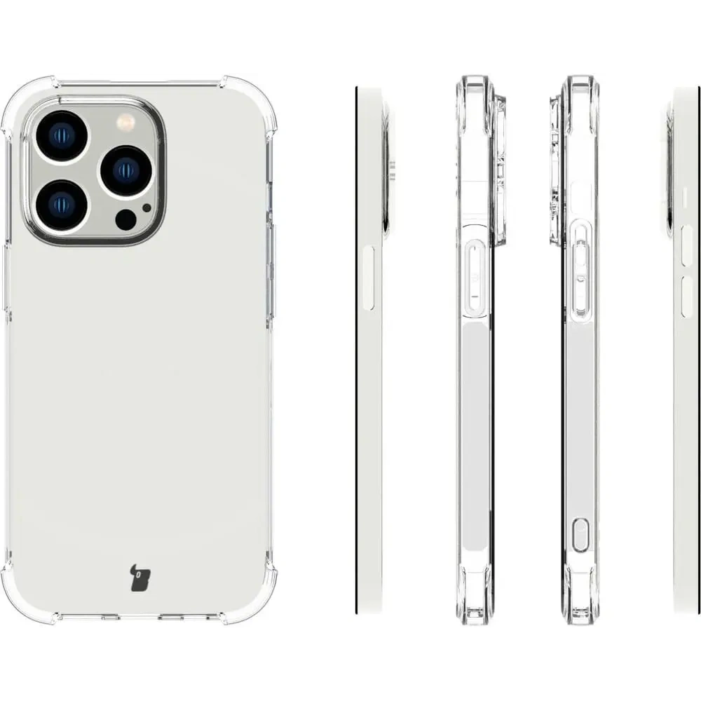 Hurtownia GSM - Bizon Case Clear Pack tok + 2x kijelzőüveg + lencseüveg Apple iPhone 14 Pro átlátszó - BIZ223 - {ean13} - Hurt