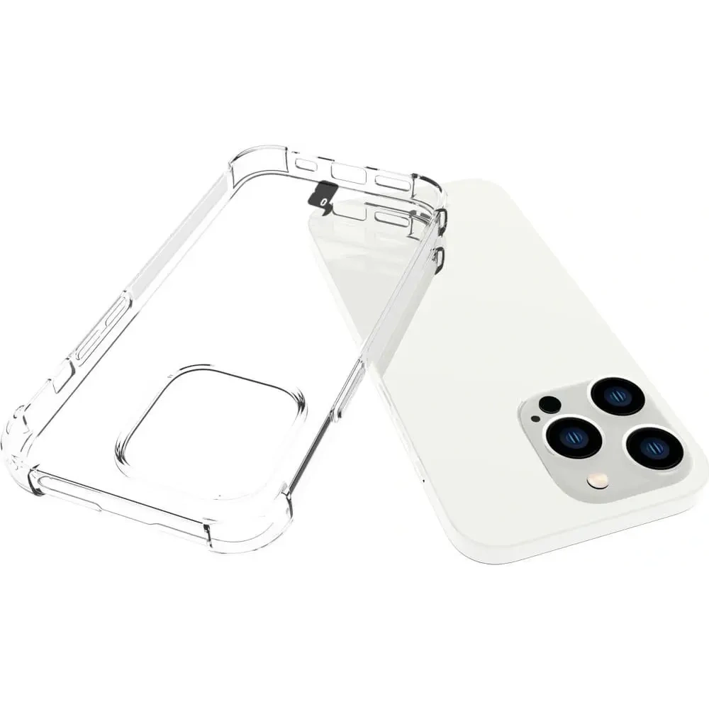 Hurtownia GSM - Bizon Case Clear Pack tok + 2x kijelzőüveg + lencseüveg Apple iPhone 14 Pro átlátszó - BIZ223 - {ean13} - Hurt