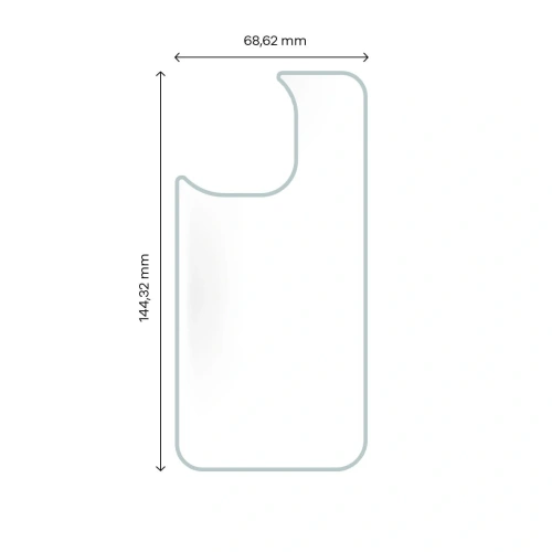 Folia hydrożelowa na tył Bizon Glass Hydrogel Apple iPhone 14 Pro [2 PACK]
