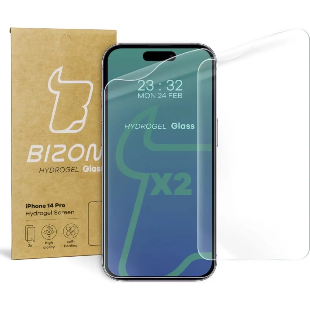 Wholesale Bizon Glass Hydrogel Apple iPhone 14 Pro [2 PACK] - BIZ225 - {ean13} - Hurt