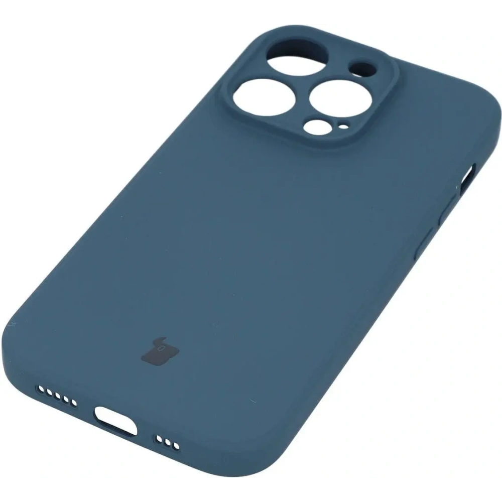 Hurtownia GSM - Etui Bizon Case Silicone do Apple iPhone 14 Pro granatowe - BIZ227 - {ean13} - Hurt