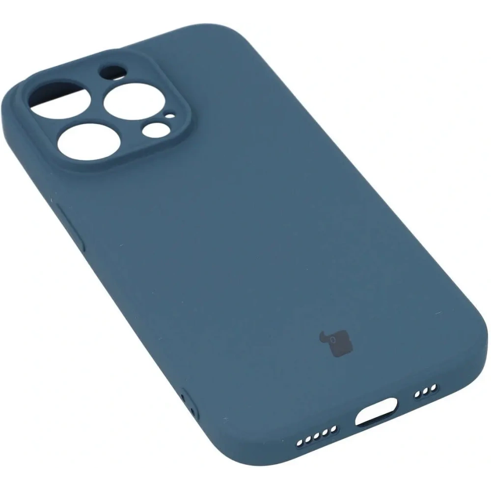 Hurtownia GSM - Etui Bizon Case Silicone do Apple iPhone 14 Pro granatowe - BIZ227 - {ean13} - Hurt