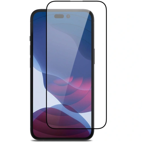 Szkło hartowane Bizon Glass Edge 2 do Apple iPhone 14 Pro czarne