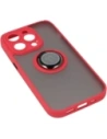 Hurtownia GSM - Bizon Case Hybrid Ring Apple iPhone 14 Pro füstös vörös kerettel - BIZ229 - {ean13} - Hurt