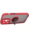 Hurtownia GSM - Bizon Case Hybrid Ring Apple iPhone 14 Pro rauchig mit einem roten Rahmen - BIZ229 - {ean13} - Hurt