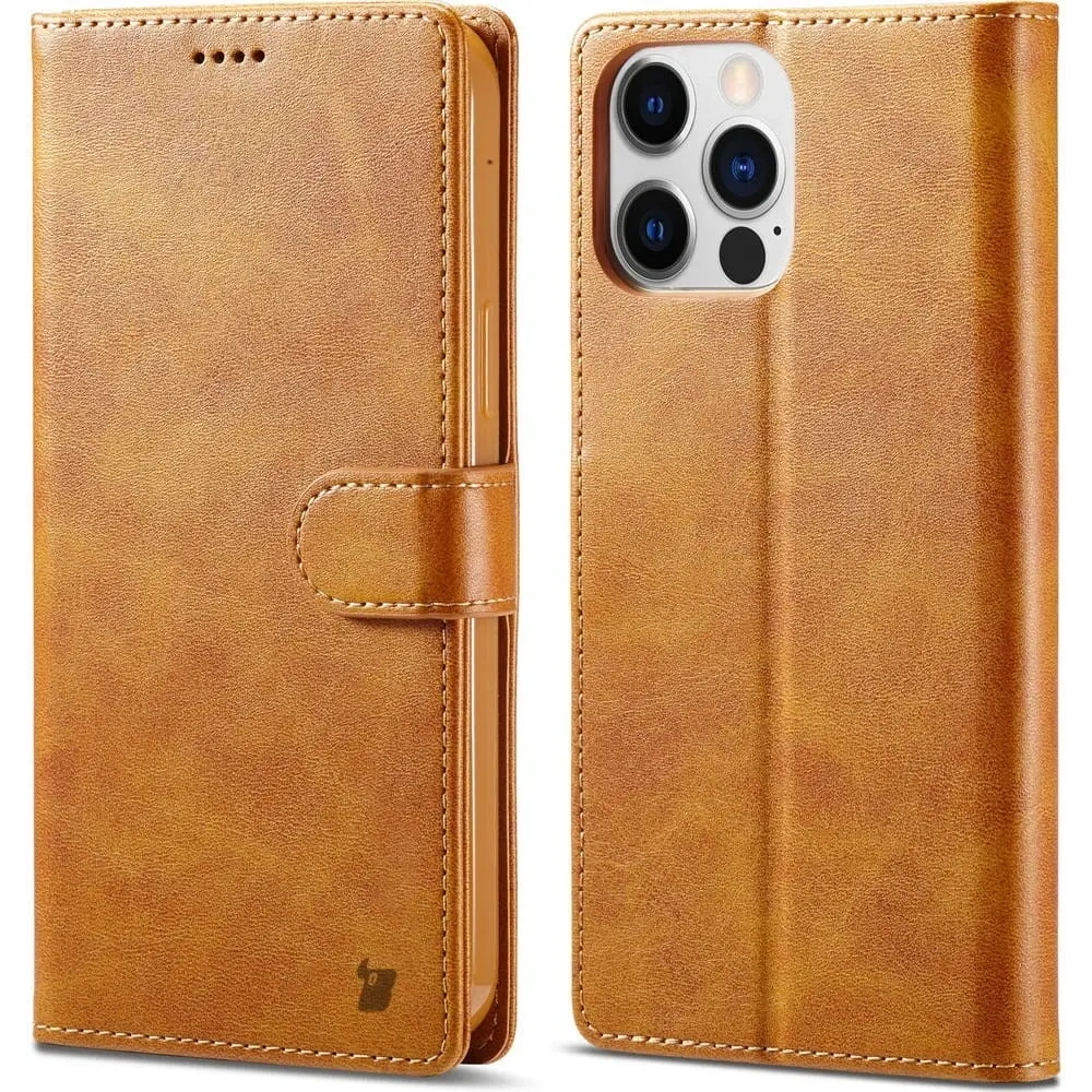 Hurtownia GSM - Bizon Case Wallet Apple iPhone 14 Pro maro deschis - BIZ230 - {ean13} - Hurt