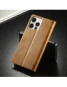 Hurtownia GSM - Etui Bizon Case Wallet do Apple iPhone 14 Pro světle hnědé - BIZ230 - {ean13} - Hurt