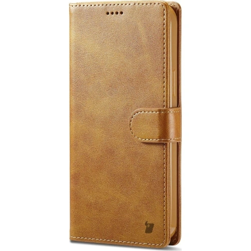 Etui Bizon Case Wallet do Apple iPhone 14 Pro jasnobrązowe