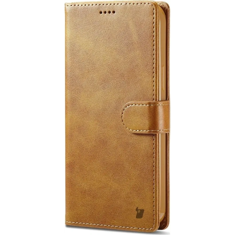 Hurtownia GSM - Etui Bizon Case Wallet do Apple iPhone 14 Pro světle hnědé - BIZ230 - {ean13} - Hurt
