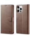 Etui Bizon Case Wallet do Apple iPhone 14 Pro tmavě hnědé