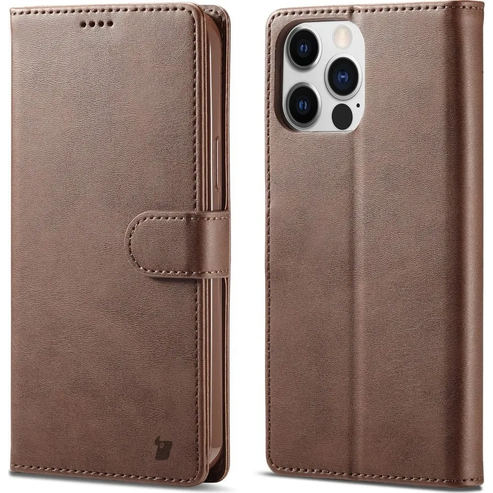 Hurtownia GSM - Bizon Case Wallet Apple iPhone 14 Pro maro închis - BIZ231 - {ean13} - Hurt