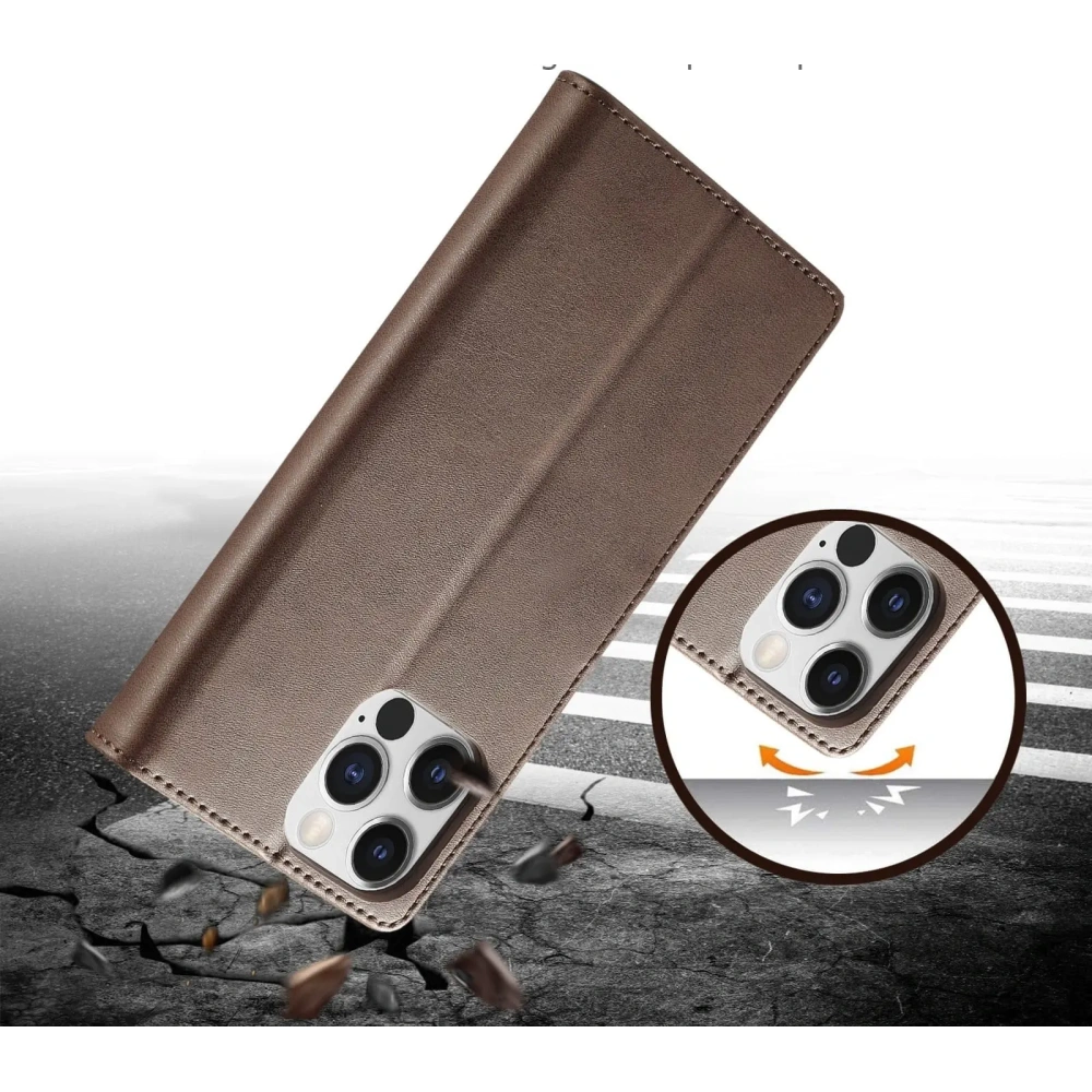 Hurtownia GSM - Bizon Case Wallet Apple iPhone 14 Pro maro închis - BIZ231 - {ean13} - Hurt