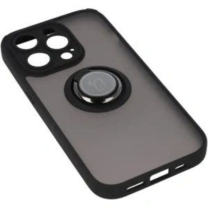Hurtownia GSM - Bizon Case Hybrid Ring Apple iPhone 14 Pro rauchig mit einem schwarzen Rahmen - BIZ234 - {ean13} - Hurt