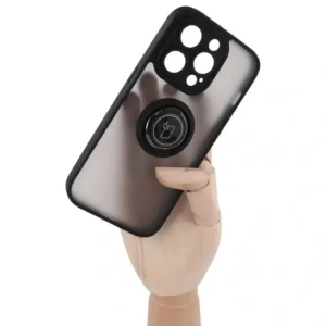 Hurtownia GSM - Bizon Case Hybrid Ring Apple iPhone 14 Pro rauchig mit einem schwarzen Rahmen - BIZ234 - {ean13} - Hurt