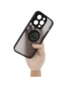 Wholesale Bizon Case Hybrid Ring Apple iPhone 14 Pro smoky with a black frame - BIZ234 - {ean13} - Hurt