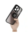 Wholesale Bizon Case Hybrid Ring Apple iPhone 14 Pro smoky with a black frame - BIZ234 - {ean13} - Hurt