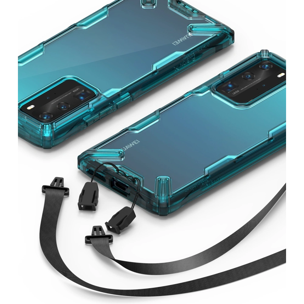 Hurtownia GSM - Etui Ringke Fusion-X Huawei P40 Pro Turquoise Green - RGK1146GRN - {ean13} - Hurt