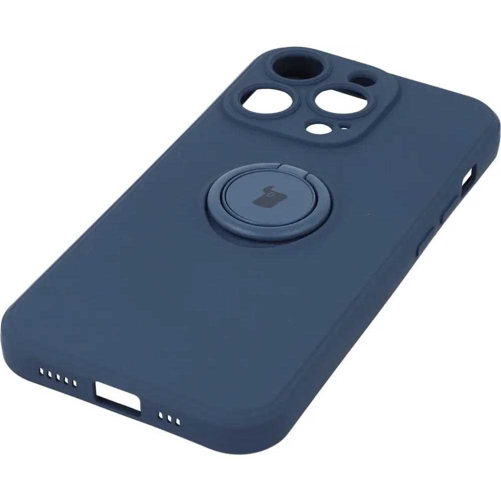 Hurtownia GSM - Bizon Case Inel din Silicon Sq Apple iPhone 14 Pro albastru marin - BIZ236 - {ean13} - Hurt