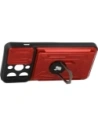 Wholesale Bizon Case Camshield Card Slot Ring Apple iPhone 14 Pro red - BIZ240 - {ean13} - Hurt