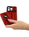 Wholesale Bizon Case Camshield Card Slot Ring Apple iPhone 14 Pro red - BIZ240 - {ean13} - Hurt