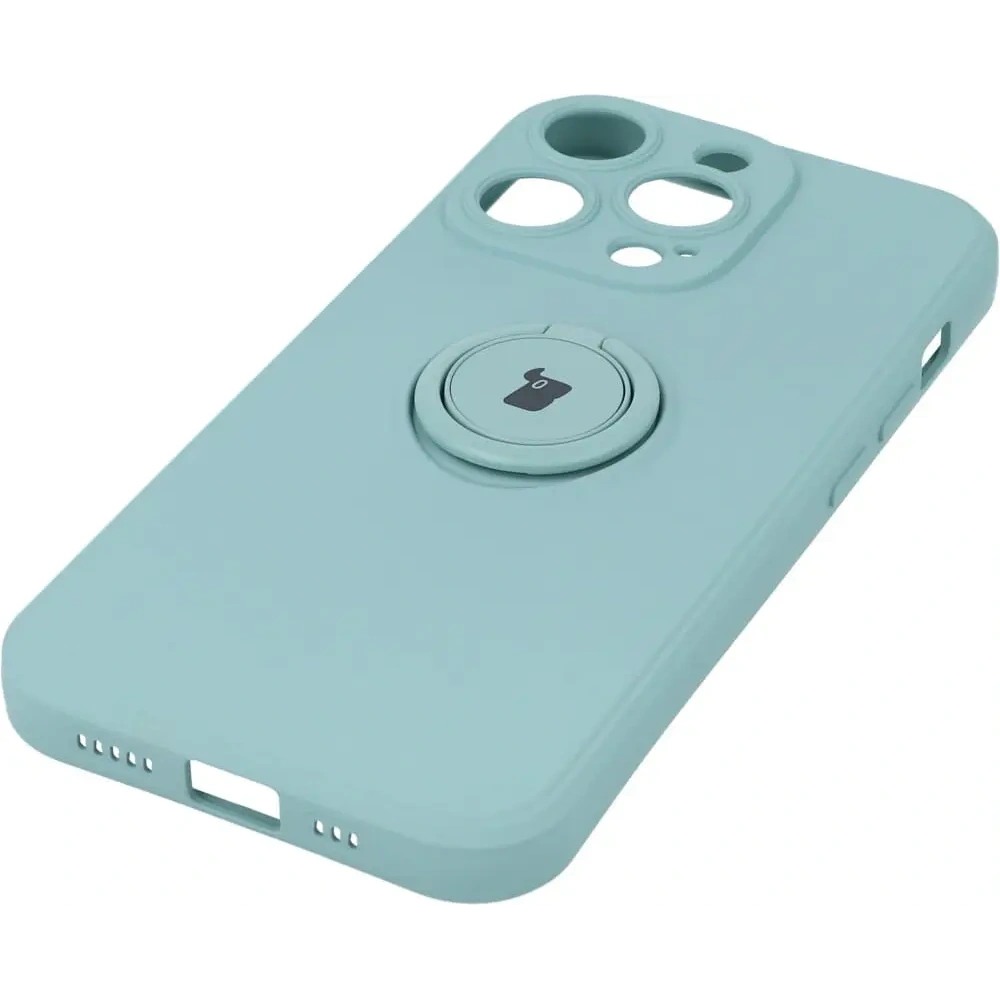Wholesale Bizon Case Silicone Ring Sq Apple iPhone 14 Pro turquoise - BIZ242 - {ean13} - Hurt