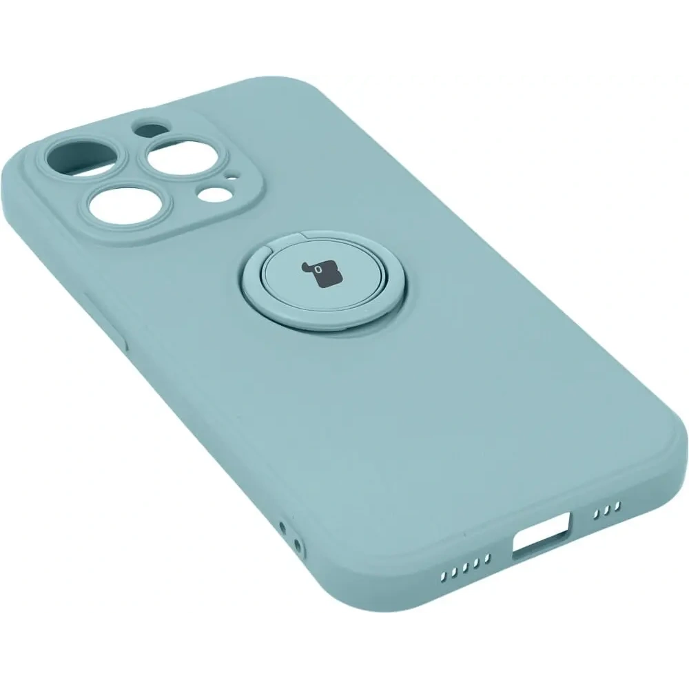 Wholesale Bizon Case Silicone Ring Sq Apple iPhone 14 Pro turquoise - BIZ242 - {ean13} - Hurt