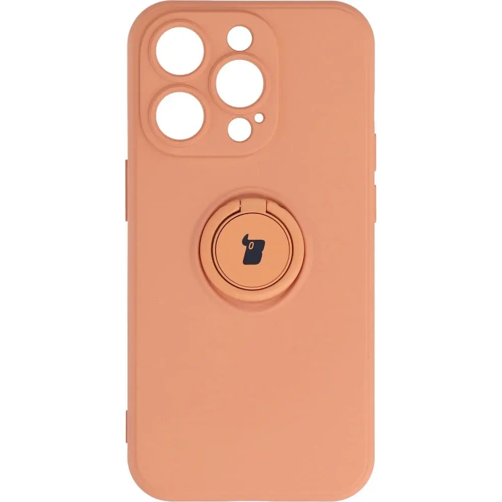 Wholesale Bizon Case Silicone Ring Sq Apple iPhone 14 Pro orange - BIZ245 - {ean13} - Hurt