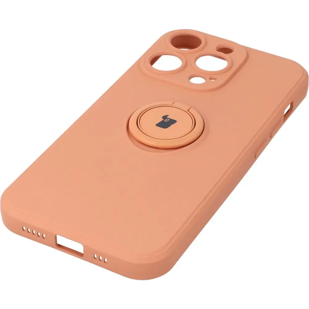 Wholesale Bizon Case Silicone Ring Sq Apple iPhone 14 Pro orange - BIZ245 - {ean13} - Hurt