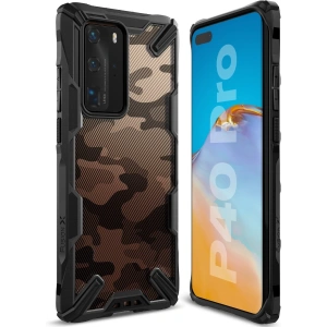 Wholesale Ringke Fusion-X Huawei P40 Pro Camo (Moro) Black - RGK1147MOB - {ean13} - Hurt
