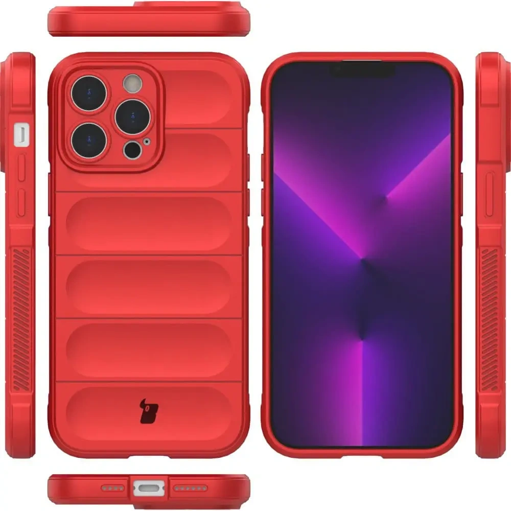 Hurtownia GSM - Pancerne etui Bizon Case Tur do Apple iPhone 14 Pro Max červené - BIZ248 - {ean13} - Hurt