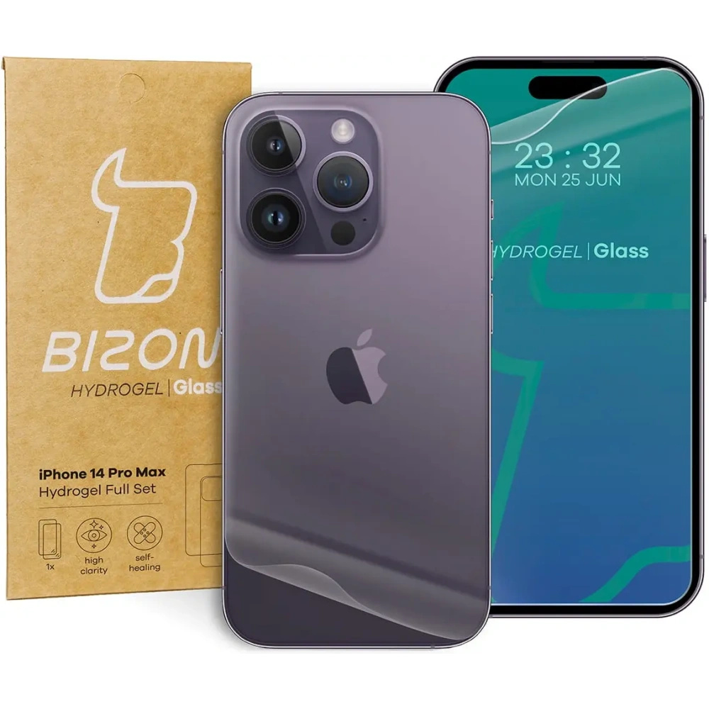 Hurtownia GSM - Bizon Glass Hydrogel Apple iPhone 14 Pro Max - BIZ249 - {ean13} - Hurt