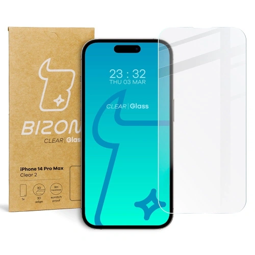 Szkło hartowane Bizon Glass Clear 2 do Apple iPhone 14 Pro Max