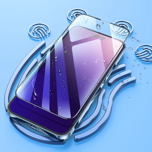 Szkło hartowane Bizon Glass Edge 2 do Apple iPhone 14 Pro Max czarne