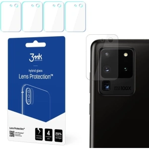 Hurtownia GSM - Szkło hybrydowe na obiektyw aparatu 3MK Lens Protection Samsung Galaxy S20 Ultra [4 PACK] - 3MK159 - {ean13} - Hurt
