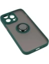 Wholesale Bizon Case Hybrid Ring Apple iPhone 14 Pro Max smoky with a dark green frame - BIZ256 - {ean13} - Hurt