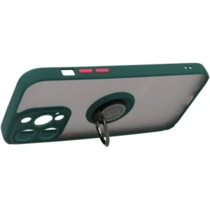 Hurtownia GSM - Bizon Case Hybrid Ring Apple iPhone 14 Pro Max füstös, sötétzöld kerettel - BIZ256 - {ean13} - Hurt